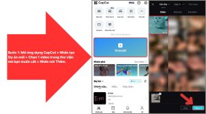 để cắt video trên ứng dụng CapCut rất đơn giản. Bạn chỉ cần làm theo các bước sau