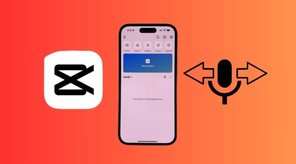 tách giọng nói ra khỏi video trên CapCut